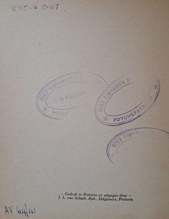 Ds S. J. du Toit die eensame Ismael - DR P. J. Nienaber (hardcover with no dj)