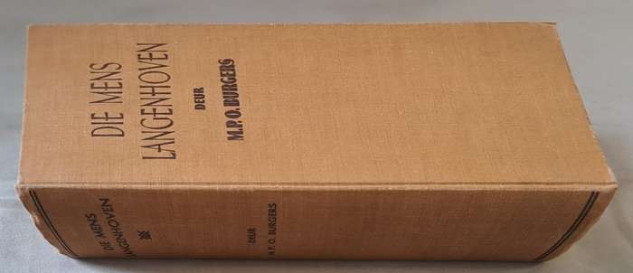 Die mens Langenhoven - M.P.O. Burgers (hard cover with no dj)