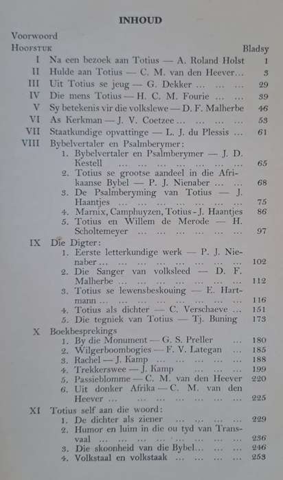 Totius digter en profeet - P. J. Nienaber (hard cover with dj)