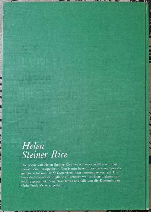 In Sy Diens - Helen Steiner Rice (hard cover with no dj)