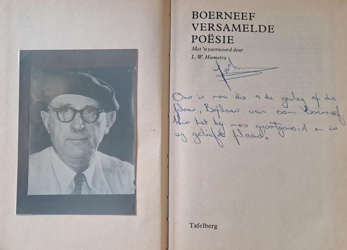 Boerneef versamelde Poesie - L.W. Hiemstra (hard cover with no dj)
