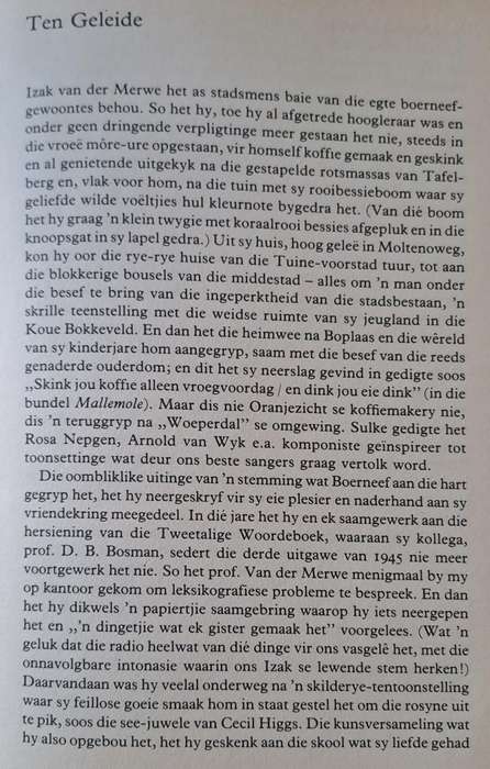 Boerneef versamelde Poesie - L.W. Hiemstra (hard cover with no dj)
