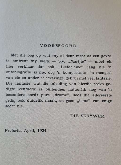 Liefdelewe - Jan F. E. Celliers (hard cover with no dj)