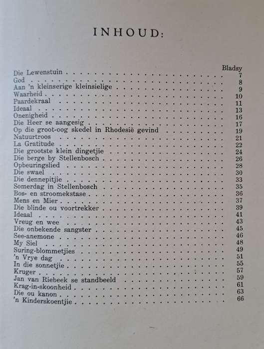 Die lewenstuin Enander Gedigte - Jan F. E. Celliers (hard cover with no dj)