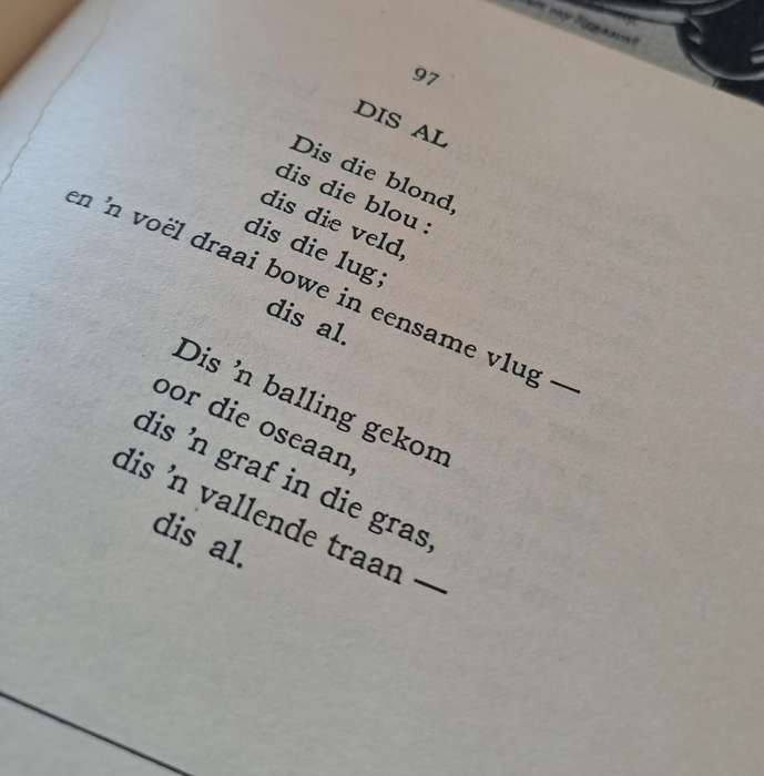 Die Vlakte en ander gedigte - Jan F. E. Celliers (hard cover with no dj)