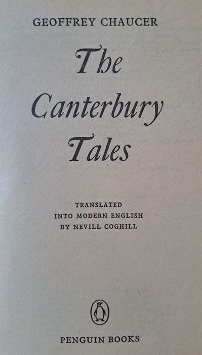 The Canterbury Tales - Geoffrey Chaucer (paperback)