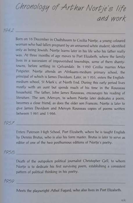 Anatomy of Dark: Collected Poems - Arthur Nortje (paperback)