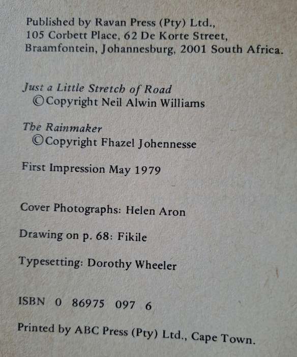 Just a Little Stretch of Road - Neil Alwin Williams (paperback)