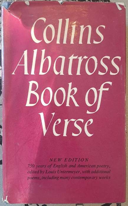 Collins Albatross book of verse (hard cover with dj)