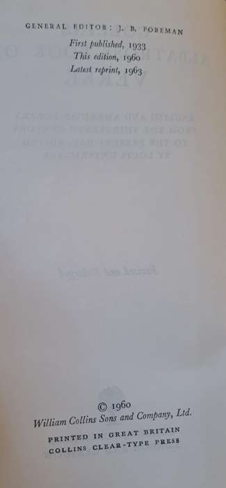 Collins Albatross book of verse (hard cover with dj)
