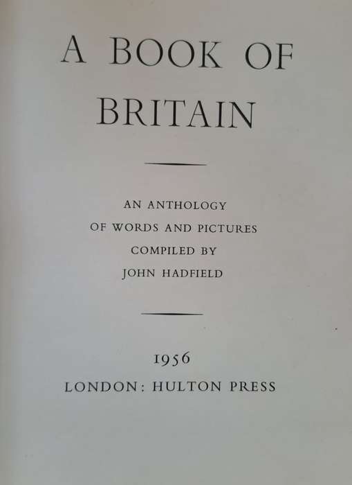 A book of Britain - John Hadfield (hard cover with no dj)