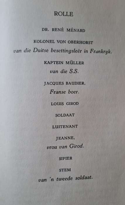 Die Held - N. P. Van Wyk Louw (hard cover with no dj)