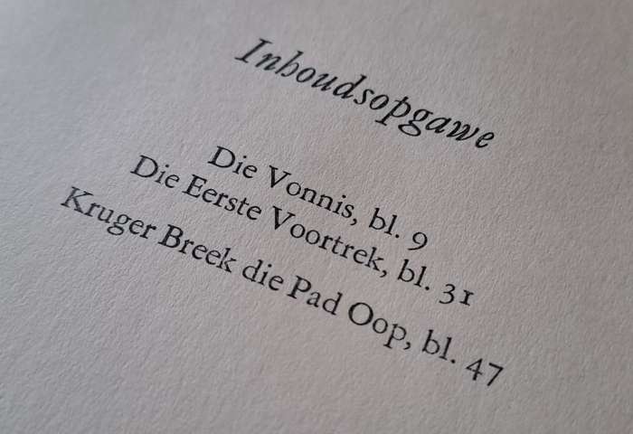 Kruger Breek die pad oop - N. P. van Wyk Louw (hard cover with dj)
