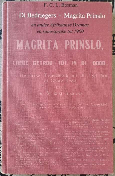 Di Besreigers, Magrita Prinslo - DR. F. C. L. Bosman (hard cover with no dj)