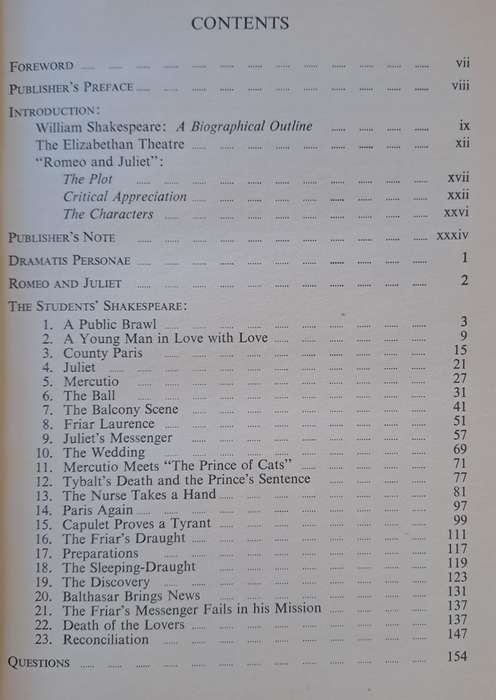 The students' Shakespeare Romeo and Juliet - P. De Munnik (hard cover)