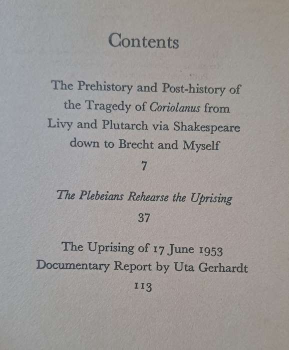 The Plebeians Rehearse the Uprising - Gunter Grass (paperback)