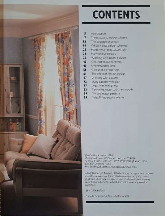 Choosing a colour Scheme - Ward Lock (paperback)