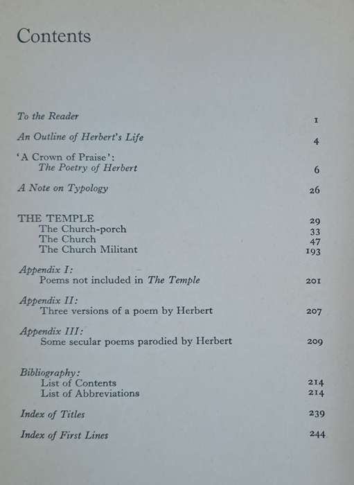 The English poems of George Herbert - Dent Rowman (paperback)