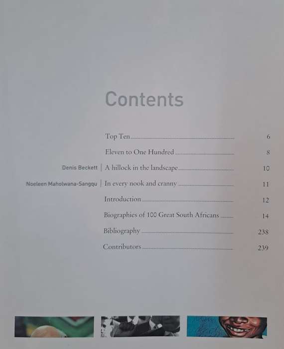 Great south Africans - Denis Beckett (paperback)