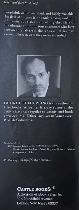 The book of Assassins - George Fetherling (Hard cover with dj)