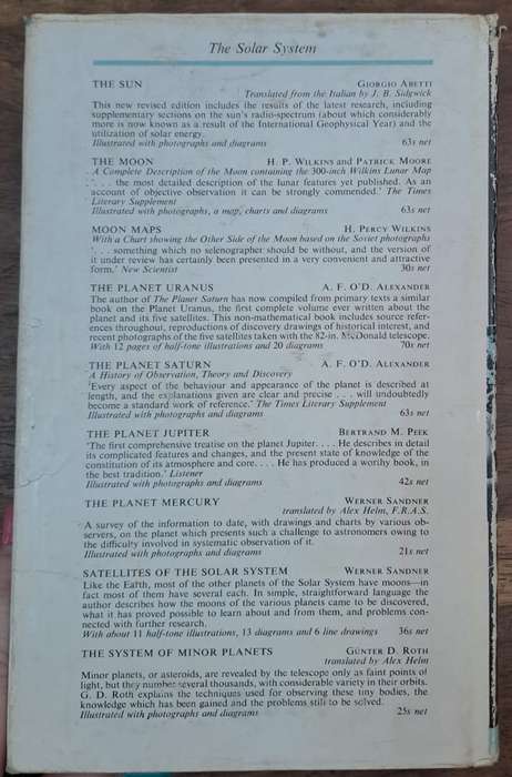 Handbook for telescope making - N. E. Howard (hard cover with dj)