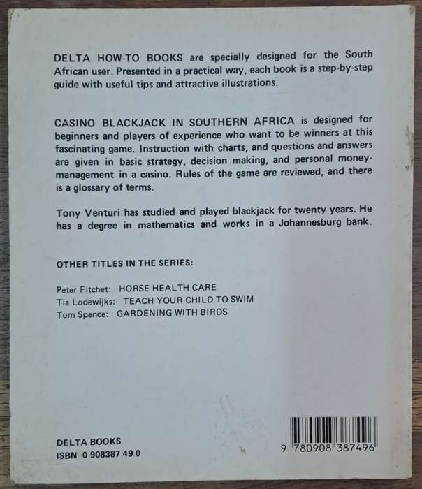 Casino Blackjack - Tony Venturi (paperback)