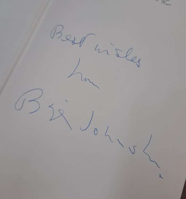 Now here's a funny thing - Brian Johnston (hard cover with no dj)