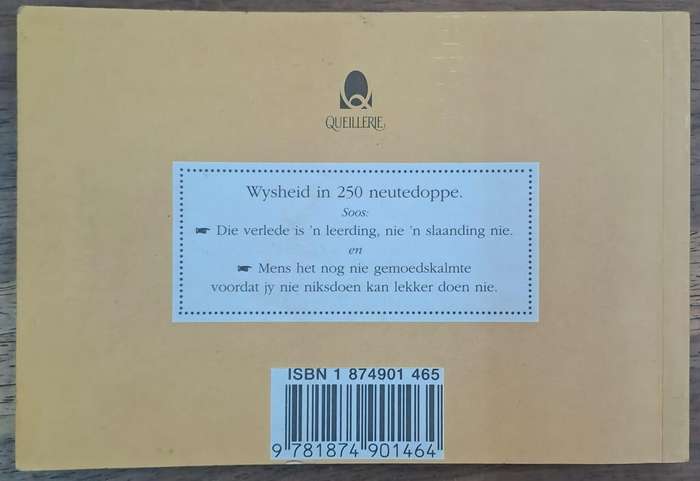 N kwartduisend spreuke - Johan Combrink (paperback)