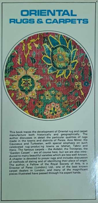 Oriental rugs & Carpets - Stanley Reed (hard cover with dj)