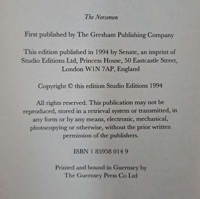 The Norsemen - H. A. Guerber (paperback)