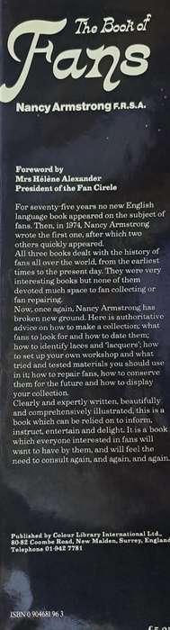 The book of fans - Nancy Armstrong (Hard cover with dj)
