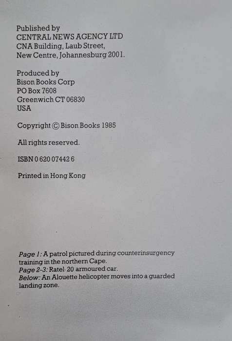 South African war machine - Helmoed-Romer Heitman (hard cover with dj)