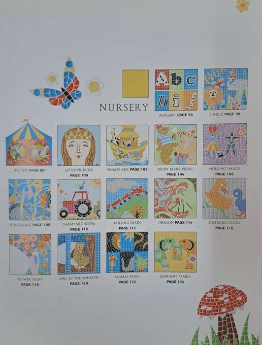 50 Mosaic Murals - Teresa Mills (Hard cover with dj)