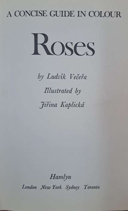 Roses - Luduik Večeřa (Hard cover)