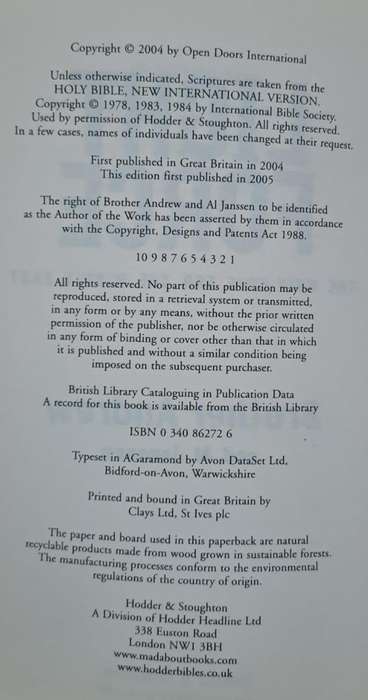 Light force - Brother Andrew & Al Janssen (paperback)