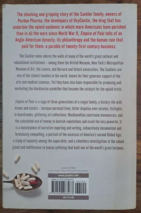 Empire of pain - Patrick Radden Keefe (paperback)