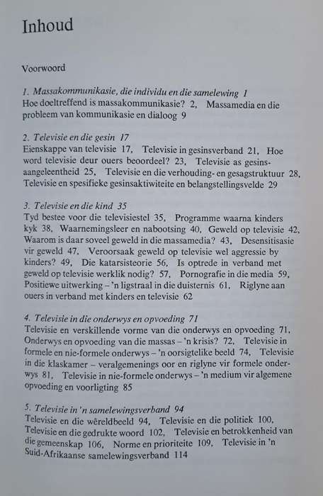 Ons en televisie J.B. du Toit (Hard cover with dj)
