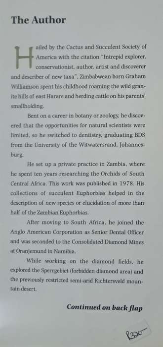 Richtersveld - Graham Williamson (Hard cover with dj)