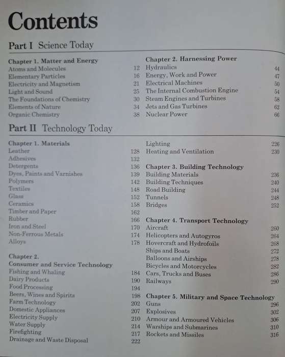 Science and technology - Michael Bisacre (Hard cover with dj)
