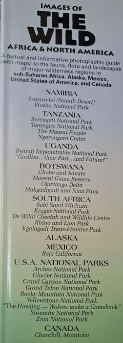 Images of the wild Africa & North America - Colin Mead (Hard cover with dj)