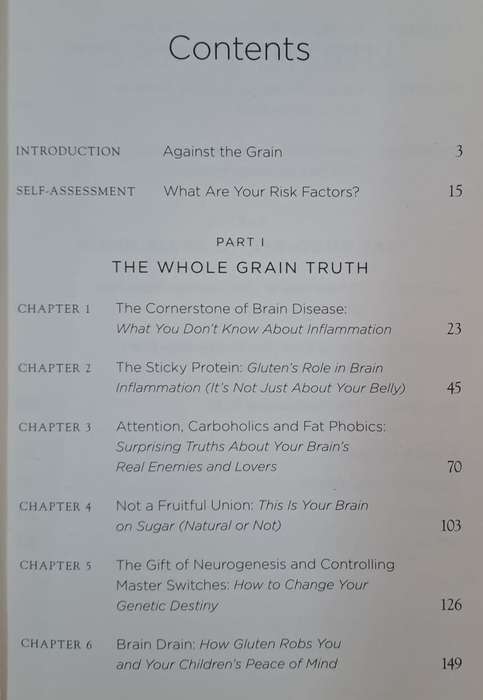 Grain Brain - Dr David Perlmutter (paperback)