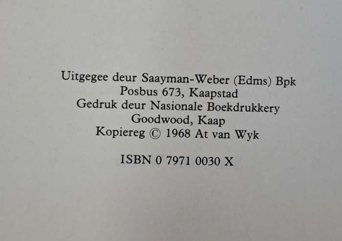 Kniel, Krygsman - At van Wyk (paperback)