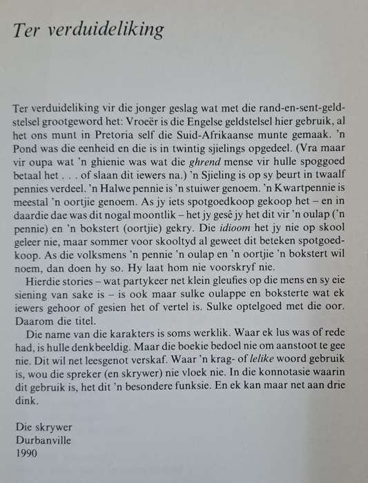 Vir n oulap en n bokstert - A. A. J. Van Niekerk (paperback)