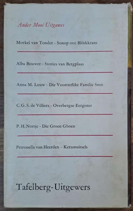 Die soutryers A. A. J. Van Niekerk (Hard cover with dj)