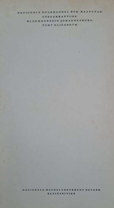 Drietoon van die Vrystaat - H. J. Vermaas (Hard cover with no dj)