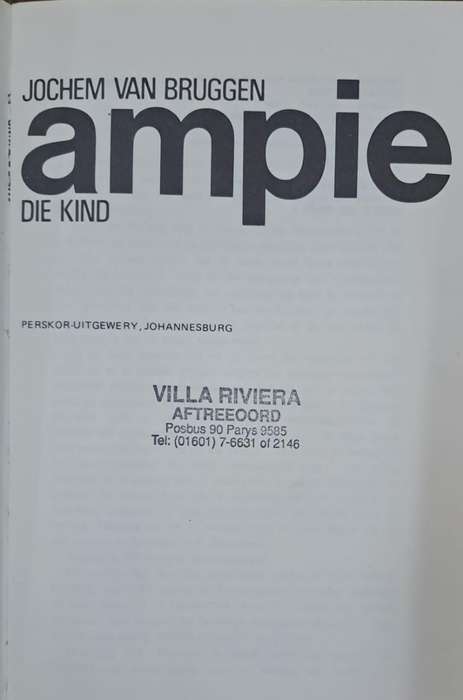 Ampie 3 die kind - Jochem van Bruggen (Hard cover with no dj)