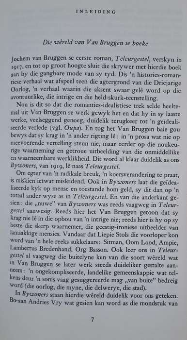 Drie prosastukke van Jochem van Bruggen - A. P. Grové (Hard cover with no dj)