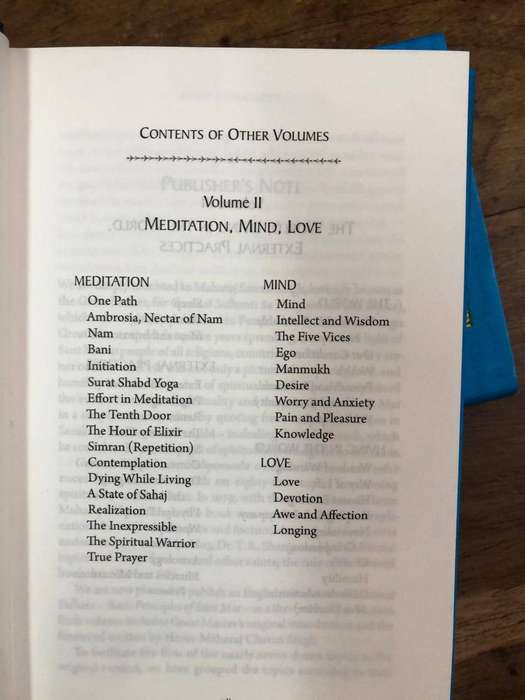 Basic Principles of Sant Mat Volume 1 to 3 - Radha Soami Satsang Beas (Hardcover with dj)