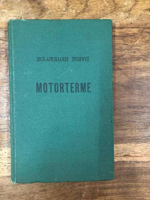 Motor Terms - South African Railways (Hardcover with no dj)