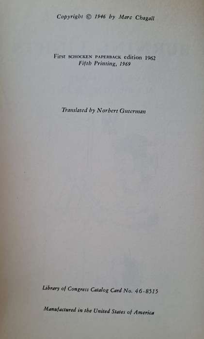 Chagall: Burning Lights - Bella Chagall (Paperback)